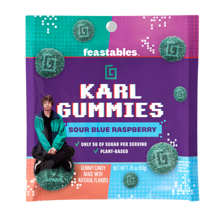 Karl Gummies Sour Blue Raspberry