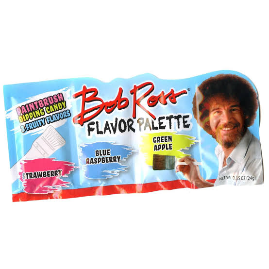 Bob Ross Palette Candy Dipping Stick