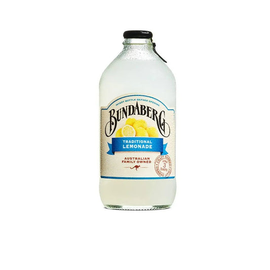 Bundaberg Brewed Sparkling Lemonade (375ml) Soda Pop (not for sale) Bundaberg, TSAED