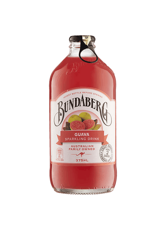 24 Pack - Bundaberg Guava Sparkling drink Soda Pop (not for Sale) Bundaberg, 24 Pack, Cases
