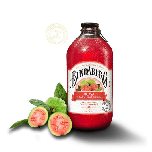 Bundaberg Guava 375ml Soda Pop (not for sale) Bundaberg, TSAED