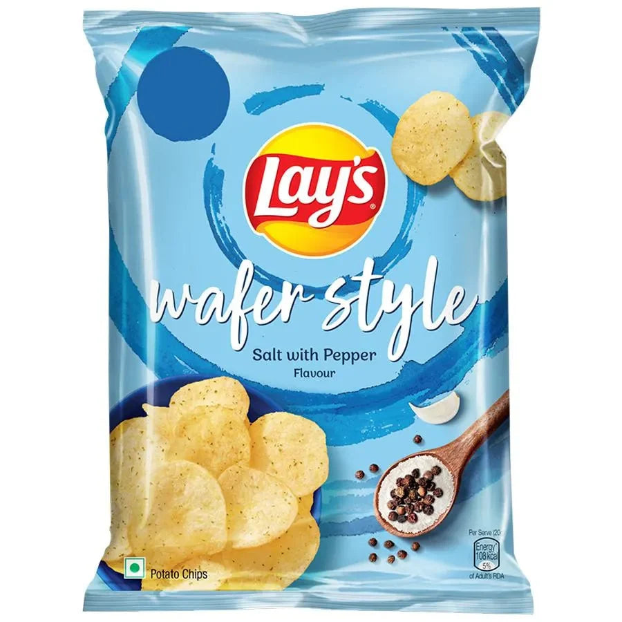 Lays Wafer Style Salt with Pepper Flavour
