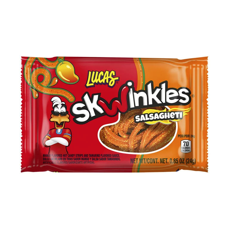 Skwinkles Salsagheti Mango Flavor Mexican Candy