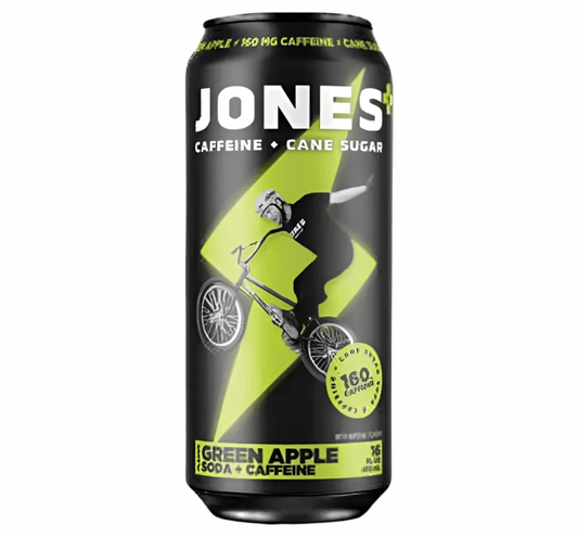 JONES+ Energy Drink (Green Apple Soda) Soda Pop Jones, trending products