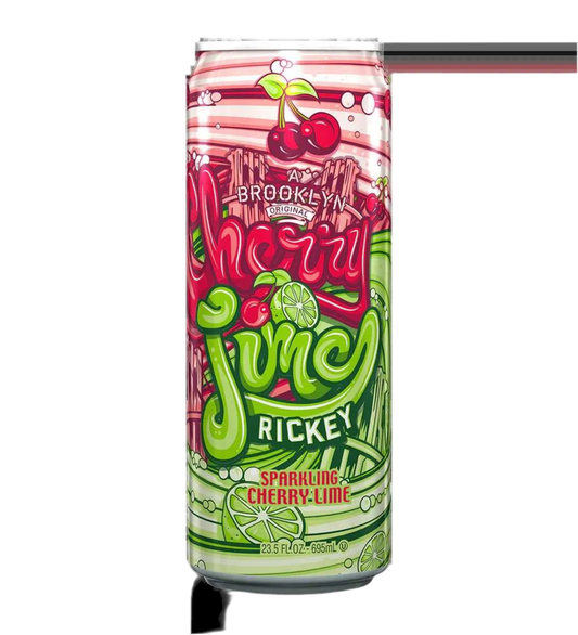 Arizona Cherry Juicy Rickey Sparkling Cherry Lime Soda Pop Arizona, trending products, best seller