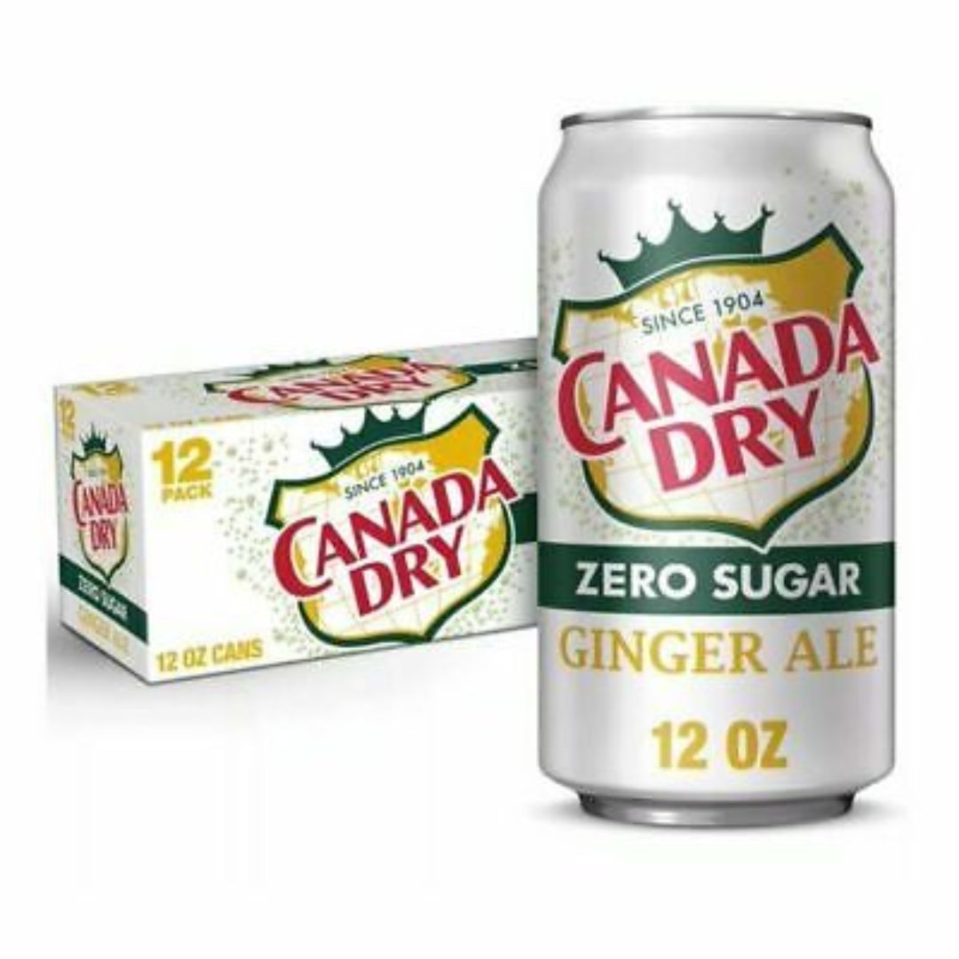 Canada Dry Ginger Zero Sugar Ale 12 pack