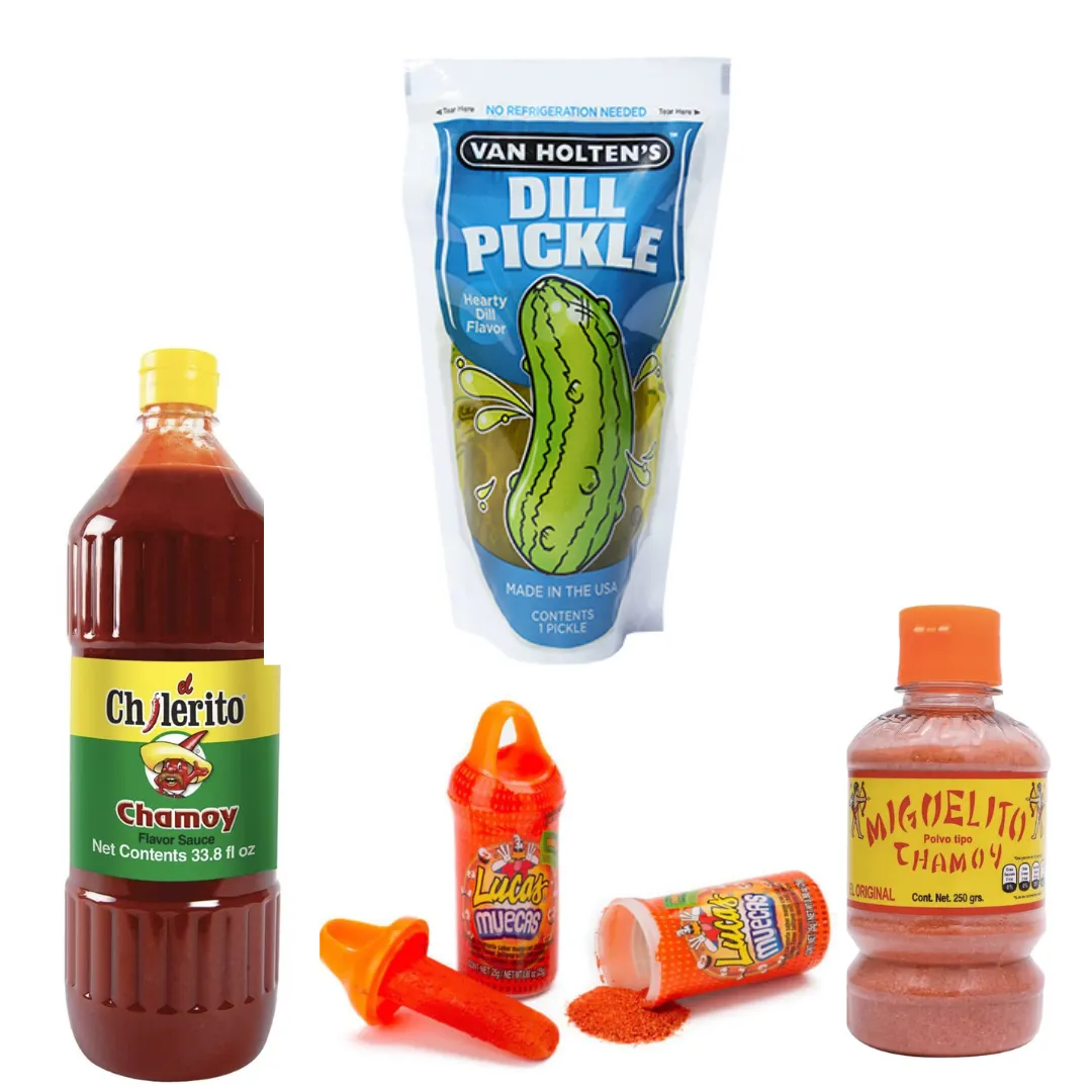 Chamoy Pickle Kit - Snacks/chips (not for sale) from Chamoy Pickle Kit w/ 4 items, TSARC, TSASN&CH