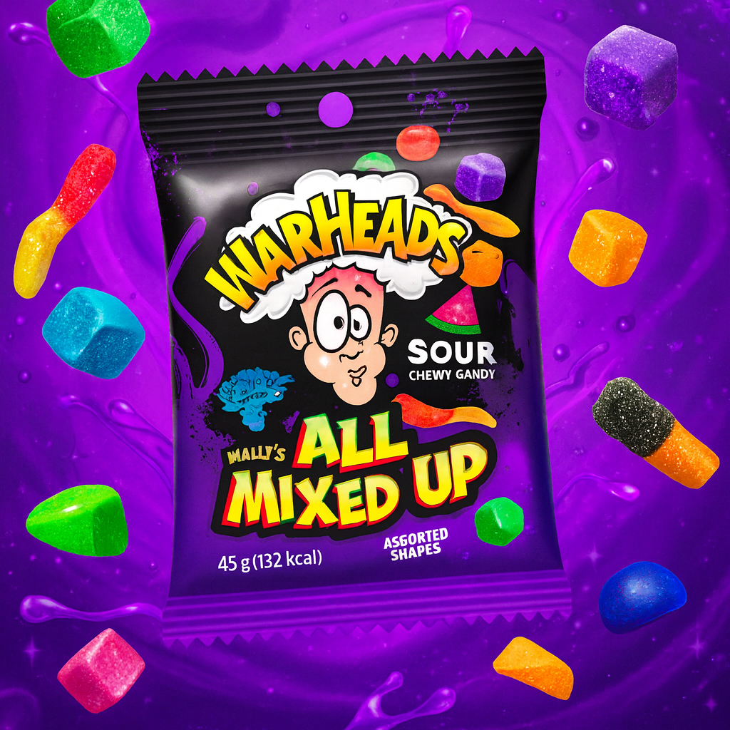 Warheads All Mixed Up 45g Candy Warheads, Trending, Latest Products