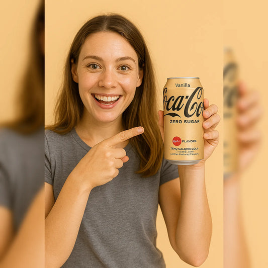 6 Pack Coca Cola Vanilla Zero Sugar