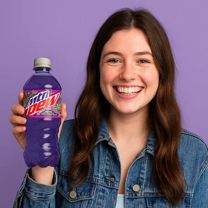 12 Pack Mtn Dew Purple Thunder (591ml) Soda Pop (not for sale) Mtn Dew, TSAED