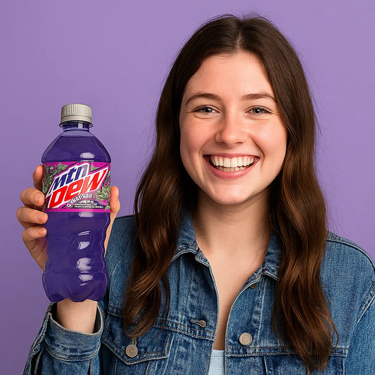 12 Pack Mtn Dew Purple Thunder (591ml) Soda Pop (not for sale) Mtn Dew, TSAED