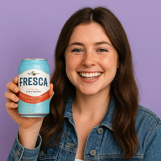 6 Pack Fresca Black Cherry Citrus Sparkling Soda Water