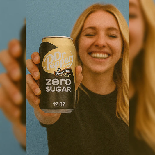 6 Pack Dr Pepper Cream Zero Sugar