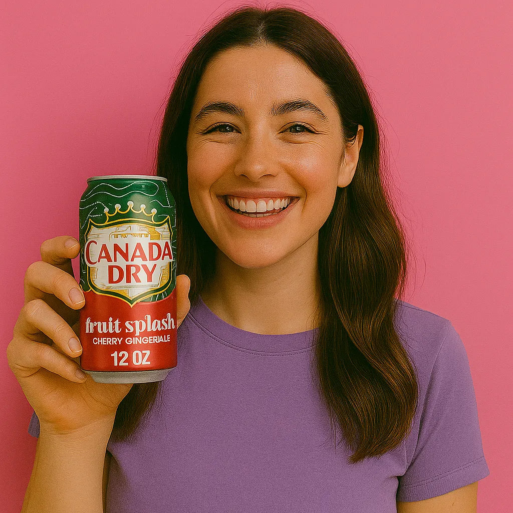 12 Pack Canada Dry Fruit Splash Cherry Ginger Ale Soda Pop Canada Dry, TSAED, trending, 12 Pack, Bestseller Drinks