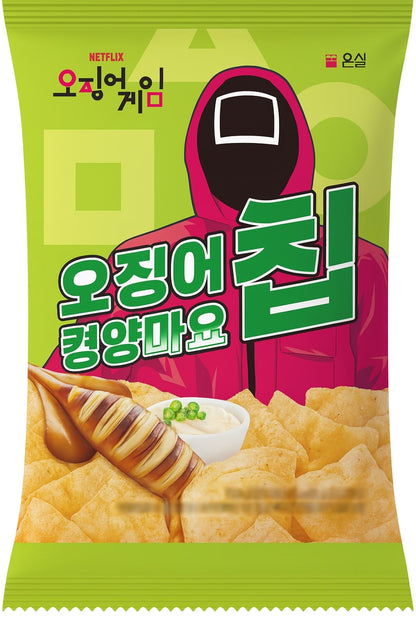 Squid Games Spicy Mayo Chips (Korea) - 50g Snacks (not for sale) Squid Games , trending products, Latest Products