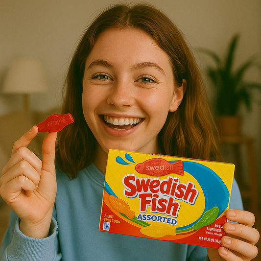 Swedish Fish Assorted Flavor Chew Candy - (3.5Oz) Candy Swedish Fish , Latest Products, Trending