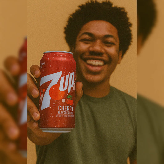 6 Pack 7up Cherry Flavor Soda