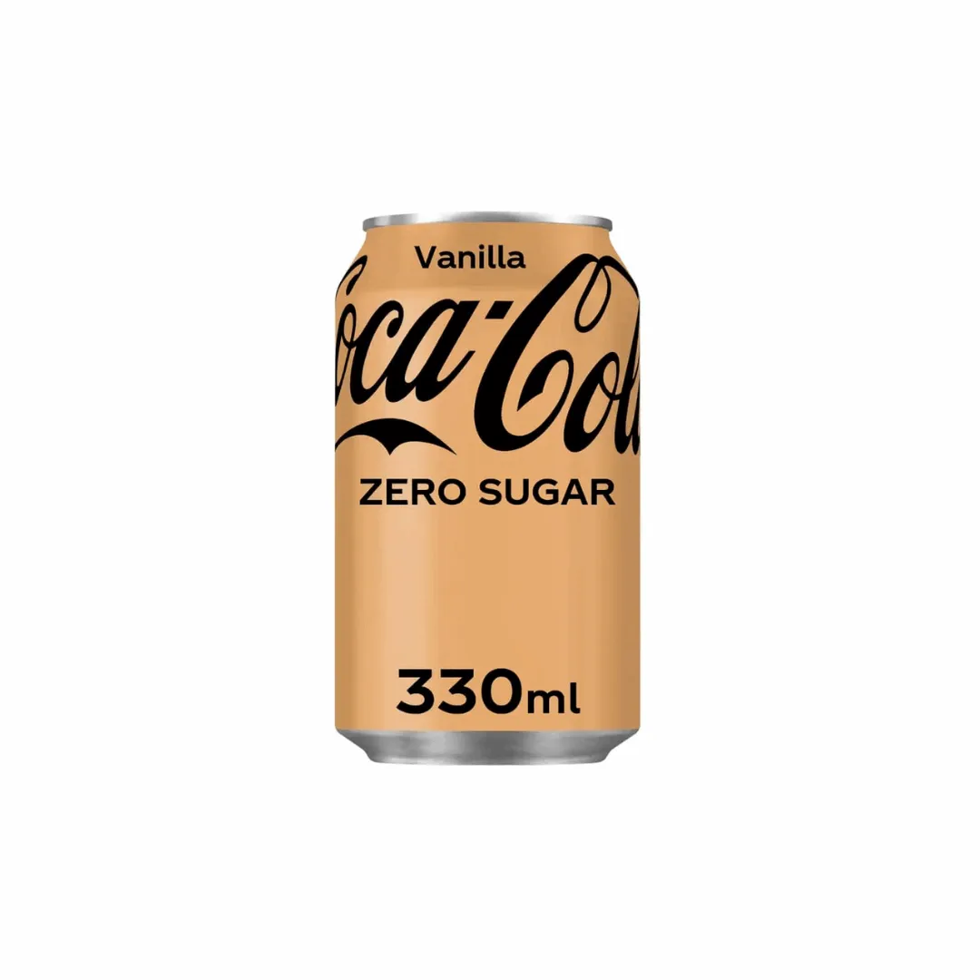 6 Pack Coca Cola Vanilla Zero Sugar - Soda Pop (not for sale) from Coca Cola, Cases, 6 Pack, Zero Sugar