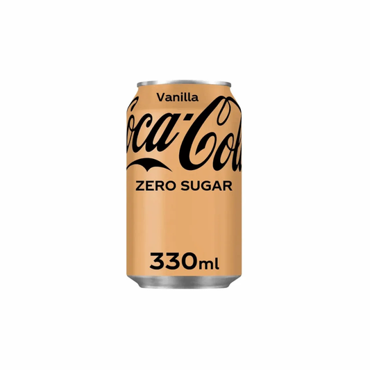 6 Pack Coca Cola Vanilla Zero Sugar - Soda Pop (not for sale) from Coca Cola, Cases, 6 Pack, Zero Sugar