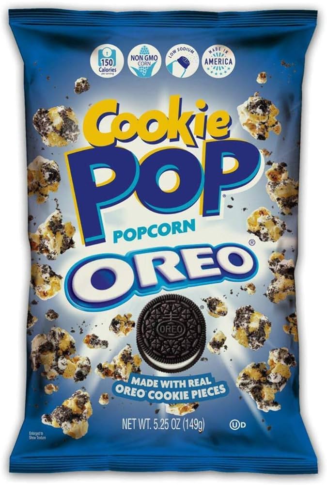 Cookie Pop Popcorn Oreo Flavor