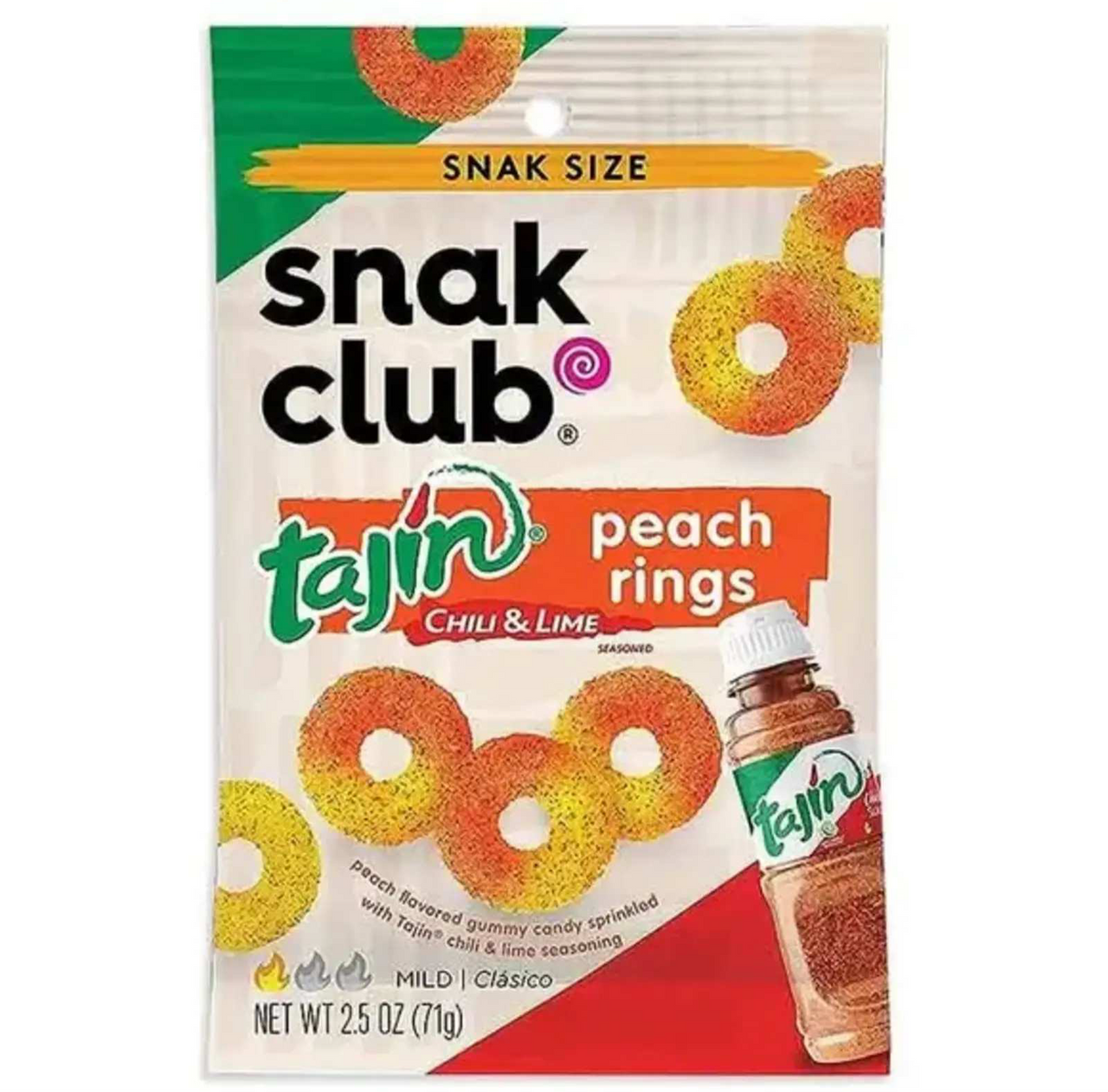 Snack Club Tajin Peach Rings (71g)