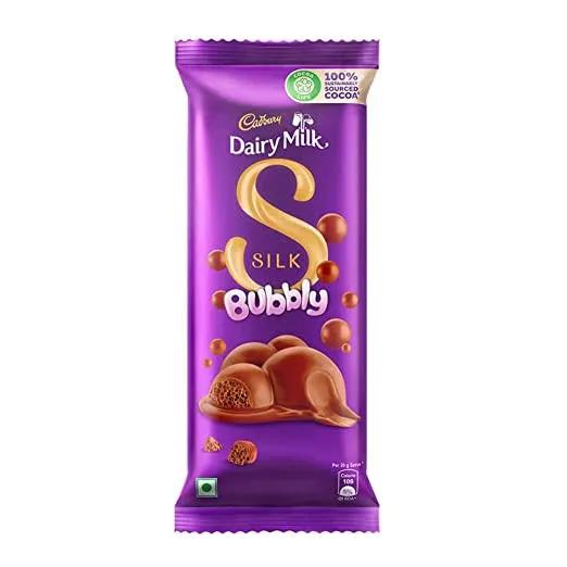 Dairy Milk Silk Bubbly Chocolate - Snacks/Chocolates (not for sale) from Dairy Milk, TSASN&CH, TSAIS