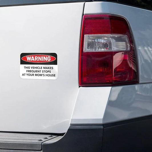 Decal - This Vehicle Makes Frequent Stops At Your Mom's House - Quirky Stuff (not for sale) from Decal - This Vehicle Makes Frequent Stops At Your Mom's House