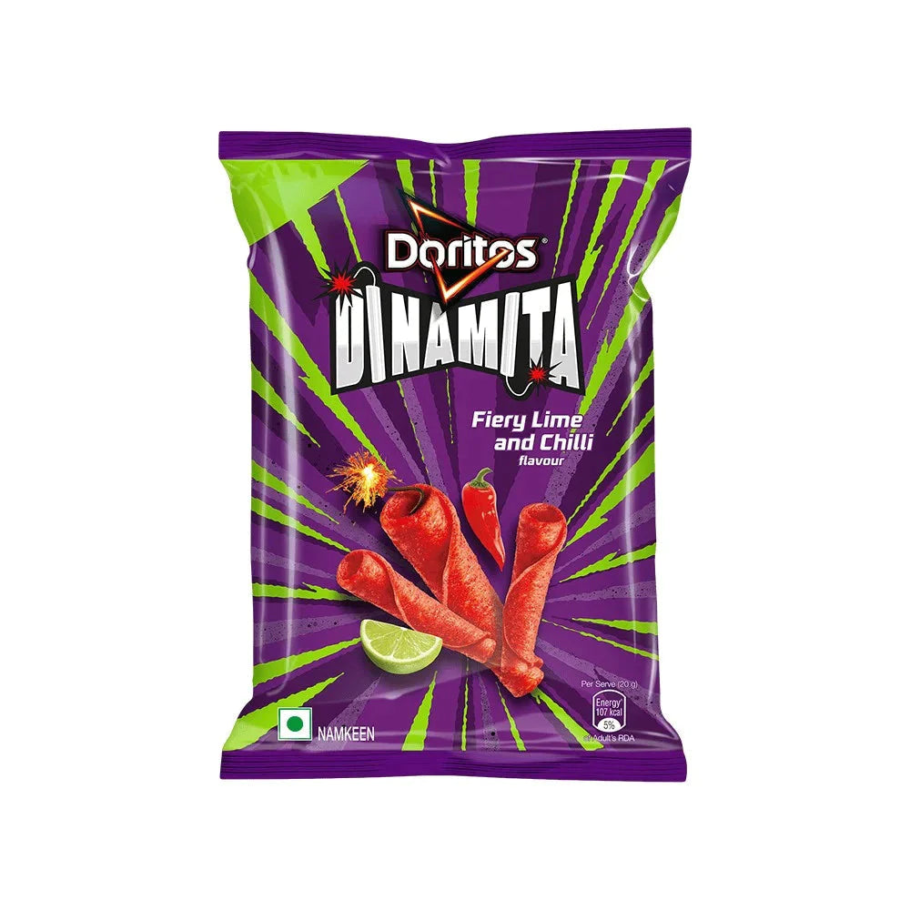 Doritos Dinamita Fiery Lime and Chilli Flavour
