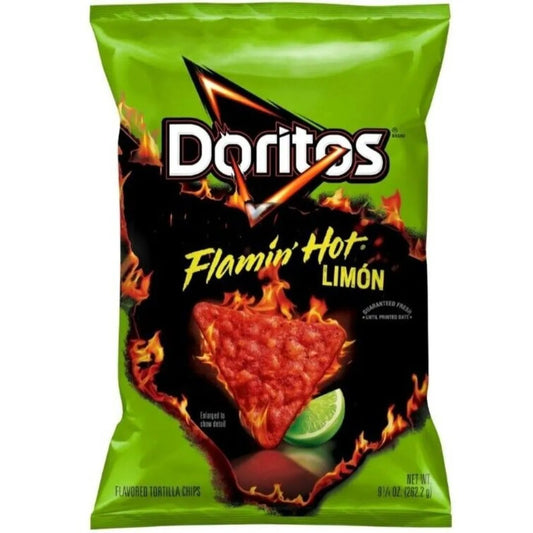 Doritos Flamin Hot Limon 262 g - Snacks/Chips, Mexican (not for sale) from Doritos, TSASN&CH, TSARC, TSAISC, TSAIS&C, TSAIS, trending products