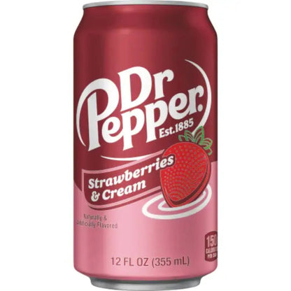 Dr Pepper Strawberries & Cream Soda Pop (not for sale) Keurig Dr Pepper company, TSAED, Bestseller, USA