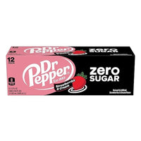 Thumbnail for Dr Pepper Strawberries & Cream Zero Sugar 12 pack