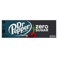 Thumbnail for Dr. Pepper Zero Sugar – Cherry 12 pack