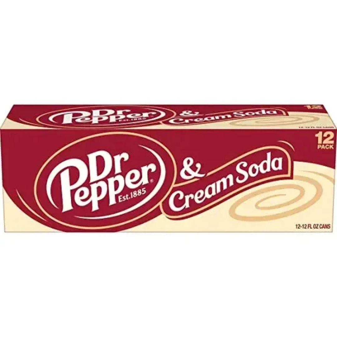 Dr Pepper Cream Soda 12 pack