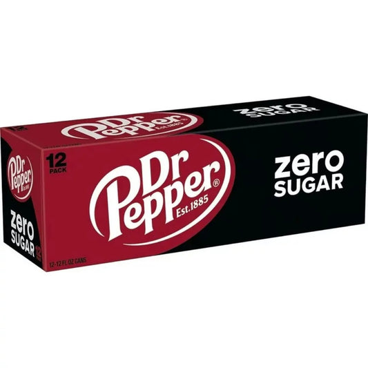 Dr Pepper Zero Sugar 12 pack - Soda Pop (not to sale) from Keurig Dr Pepper company, TSAED