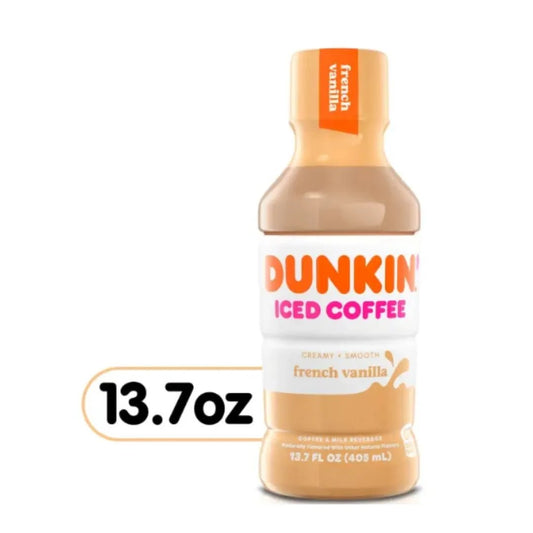 Dunkin Iced Coffee French Vanilla 4 pack - Soda Pop (not for sale) from Dunkin, TSAED