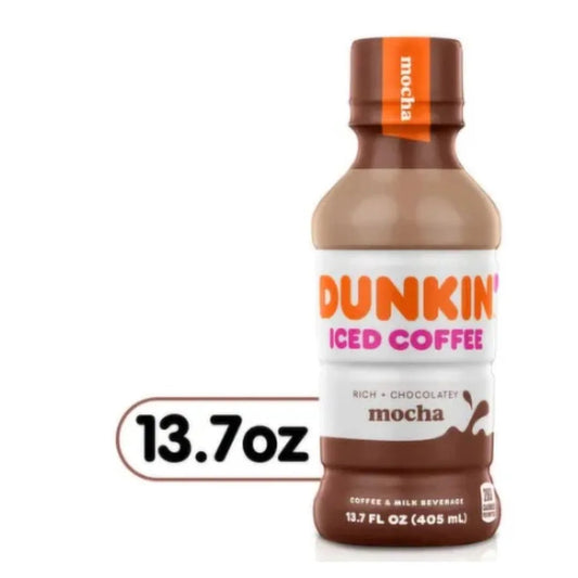 Dunkin Iced Coffee Rich Chocolatey Mocha 4 pack - Soda Pop (not for sale) from Dunkin, TSAED