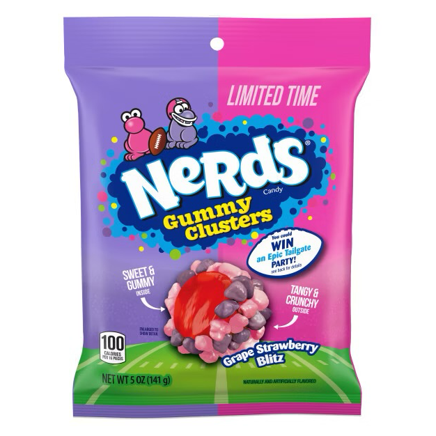 Nerds Limited Edition Grape Strawberry Blitz