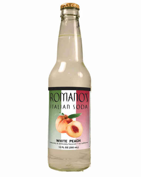 Romano’s Italian Soda White Peach Orca Beverage, Trending Products