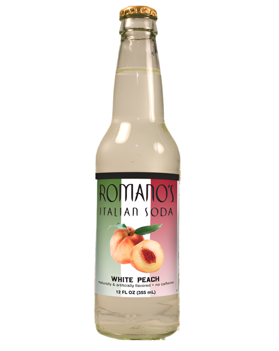 Romano’s Italian Soda White Peach