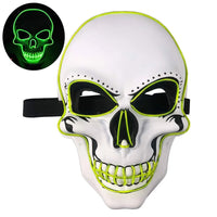 Thumbnail for LED Skeleton Halloween Mask