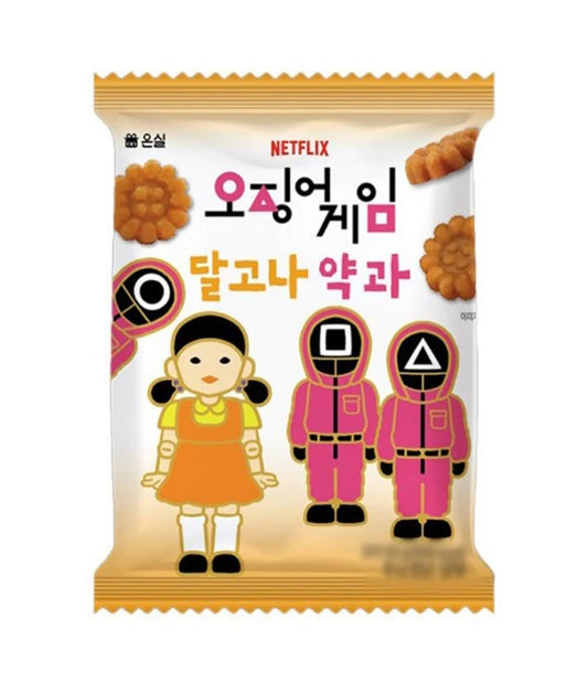 Squid Game Dalgona Mini Yakgwa 90g Snacks (not for sale) Squid Games , trending products, Latest Products