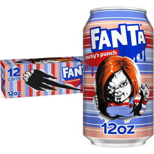 12 Pack Fanta Chucky's Punch Can 12 Oz Fanta, cases, 12 pack, Trending, Bestseller Drinks