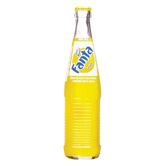 Fanta Pineapple Mexico Glass Bottle - Soda Pop (not for sale) from Fanta, TSAED