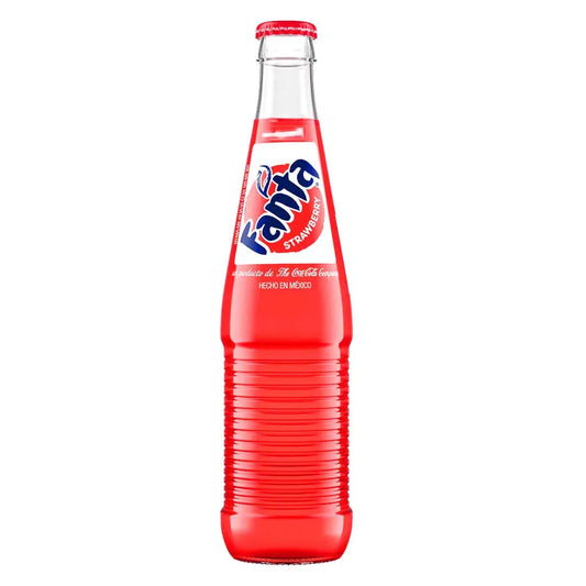 Fanta Strawberry Mexico Glass Bottle - Soda Pop (not for sale) from Fanta, TSAED