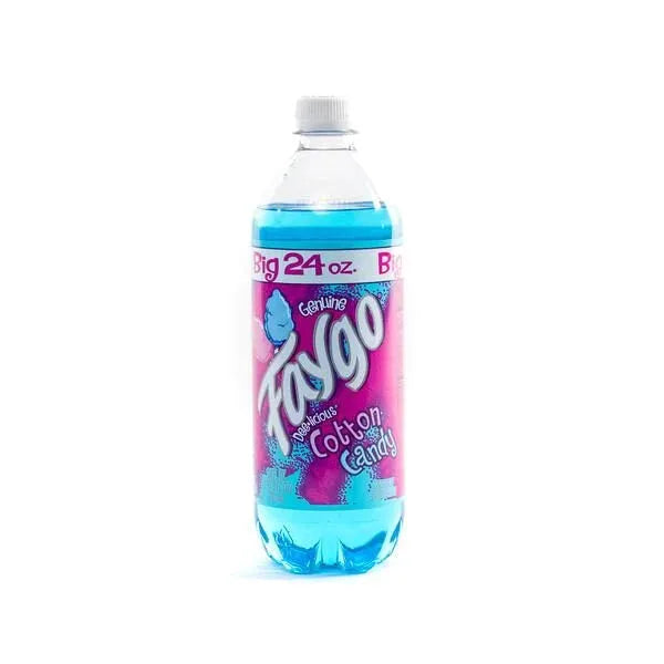 Faygo Cotton Candy (710 ml) Soda Pop (not for sale) Faygo, TSAED, Bestseller, USA
