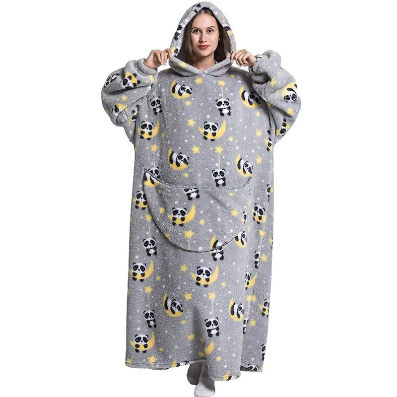 Oversized Wearable Blanket Hoodie