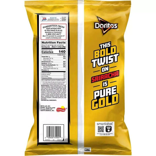Doritos Tangy And Sweet Golden Sriracha Tortilla Chips - Snacks/Chips from Doritos, TSASN&CH, TSARC, TSAISC, TSAIS&C, TSAIS, trending products, TSAAS, Latest Products
