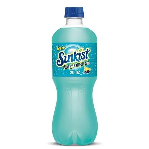 24 Bottles Sunkist Berry Lemonade Soda Pop (not for Sale) Sunkist, 24 Pack, Cases