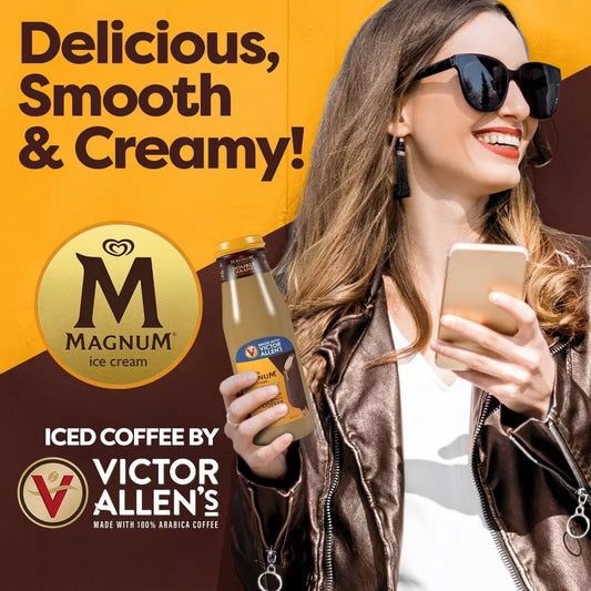 Victor Allen’s Coffee Magnum Ice Cream Double Caramel (13.7 Oz) Drink Mixes Victor Allen’s, latest