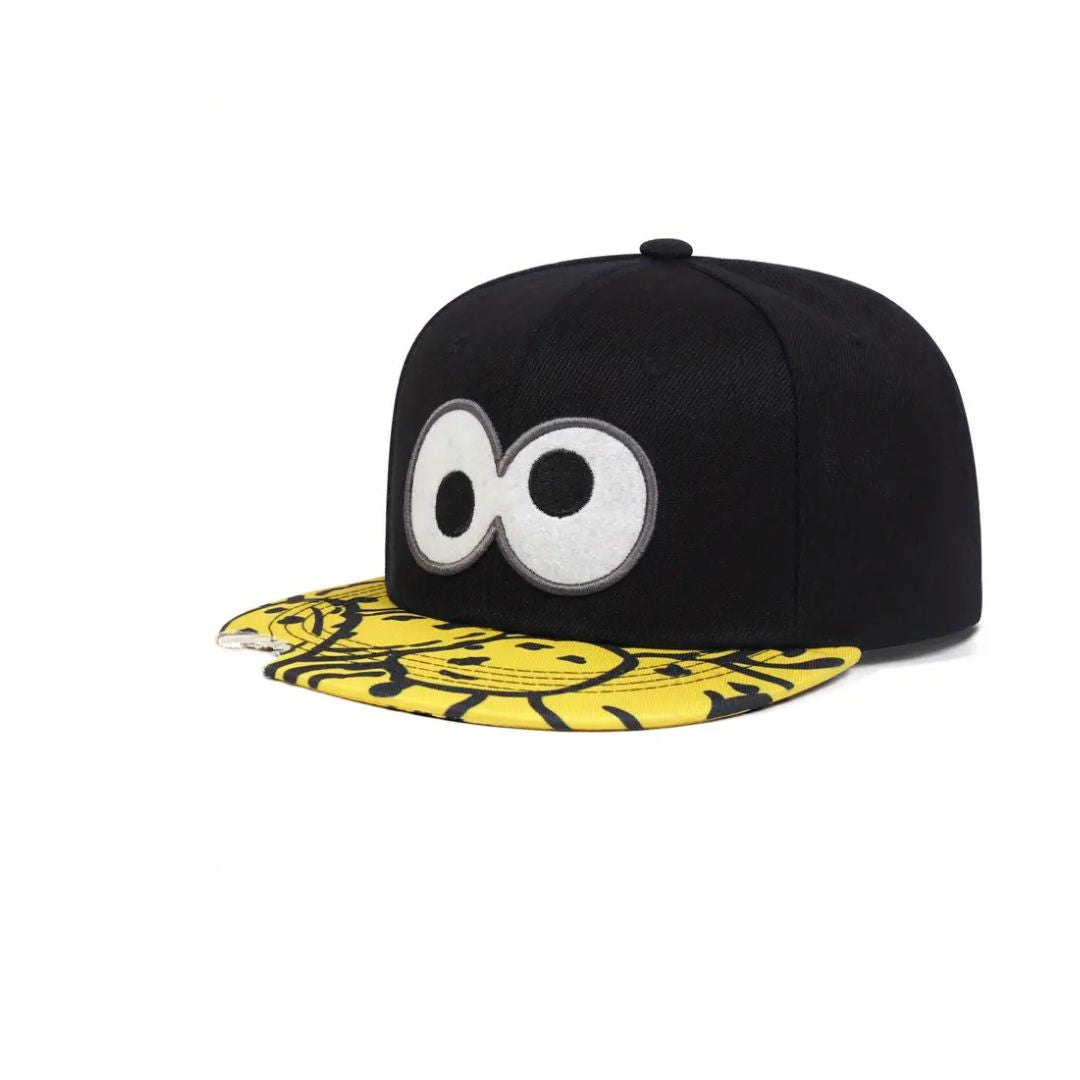 Googly Eyes Cartoon Embroidered Baseball Hat